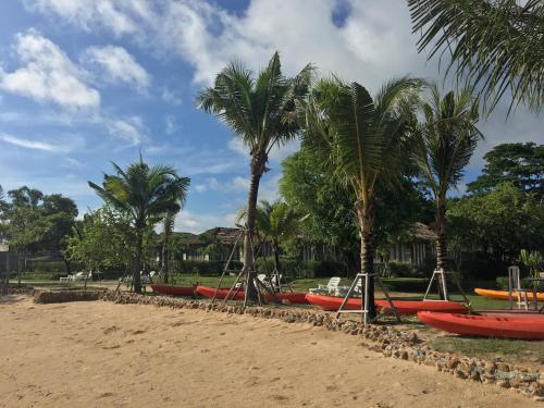 Landskap semula jadi dekat dengan resort