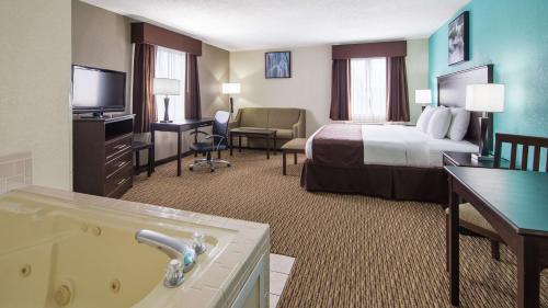 Best Western River City Hotelにあるベッド