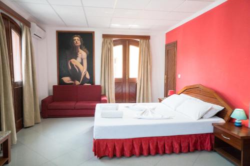 Postel nebo postele na pokoji v ubytování Royal Mindelo Suite