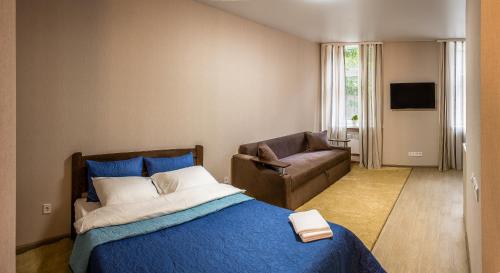Postel nebo postele na pokoji v ubytování Apart Hotel Smart Studio