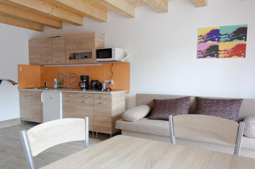 Kuchyň nebo kuchyňský kout v ubytování Haus Bierherr