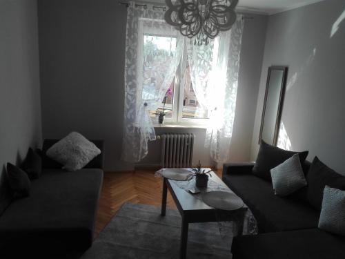 Χώρος καθιστικού στο Hostel Grono