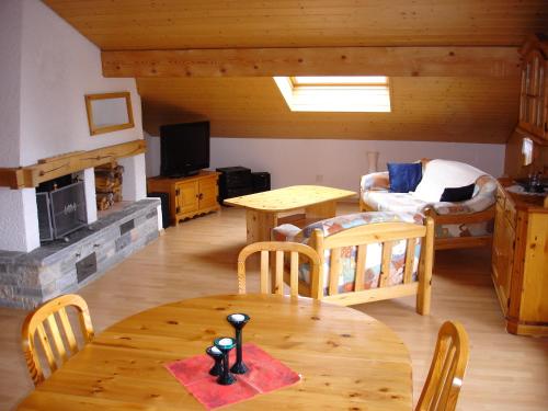 Kuchyň nebo kuchyňský kout v ubytování Chalet Sunneschyn