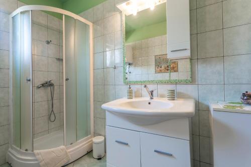 Koupelna v ubytování Casa Istriana Pula