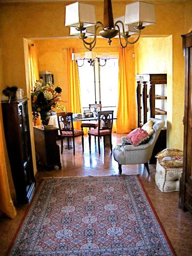 a living room with a couch and a table at Hotel La Dolce Vita in Cavaion Veronese