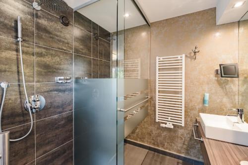 Salle de bains dans l'établissement Hotel Kolb