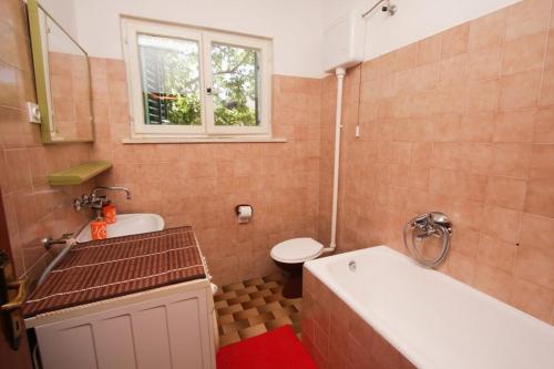Koupelna v ubytování Apartments Plavica