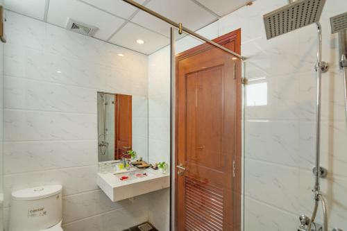 Phòng tắm tại Salamander Apartment hotel