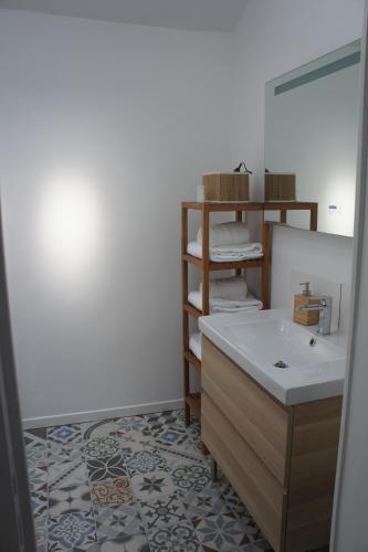 Ένα ή περισσότερα κρεβάτια σε δωμάτιο στο Appart Albert'House
