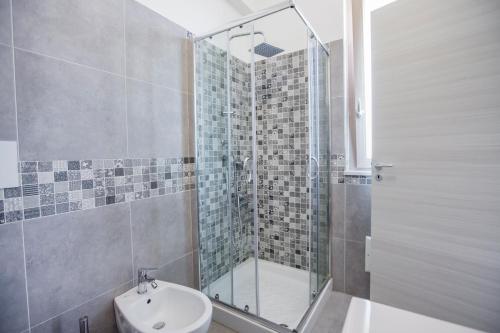 Ένα μπάνιο στο Belvedere Rent Rooms