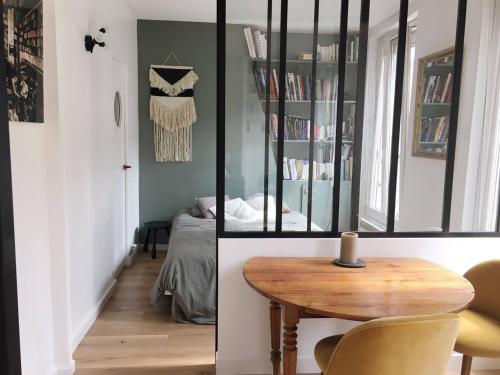 Oleskelutila majoituspaikassa Appartement type loft