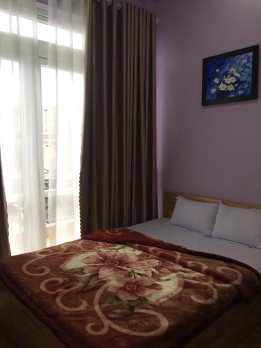 Cama o camas de una habitación en Gia Khanh Hotel