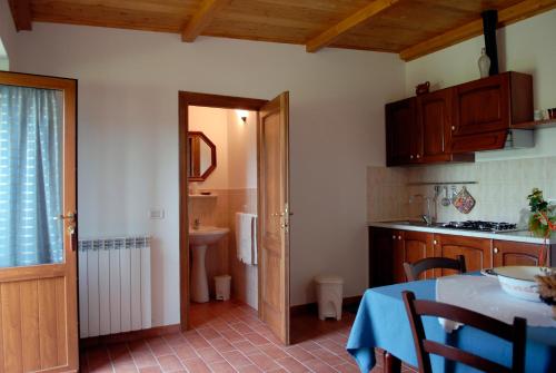 Nhà bếp/bếp nhỏ tại Poderone Vecchio
