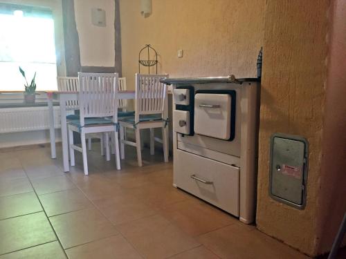 Dapur atau dapur kecil di Fachwerkhaus 4 Birken