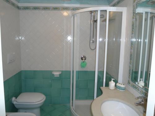 Koupelna v ubytování Le Ghiande