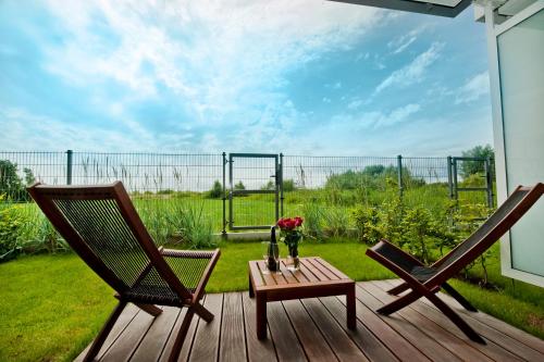 Taman di luar BlueApart Apartamenty Na Plaży Jastarnia