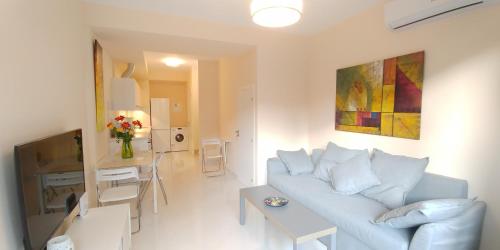 Posezení v ubytování Galatex Beach Apartment