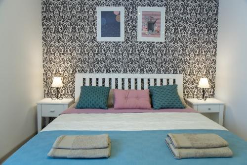 Llit o llits en una habitació de Studio Vracar