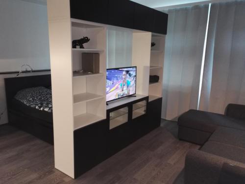 TV in/ali zabaviščno središče v nastanitvi Apartment Satama