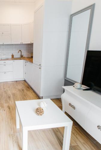 Dapur atau dapur kecil di Apartamenty AmberHome