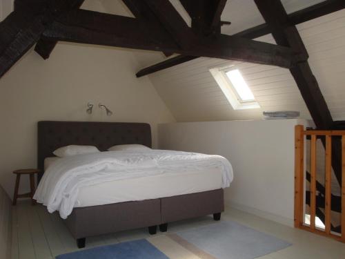 
Een bed of bedden in een kamer bij vakantiewoning salix
