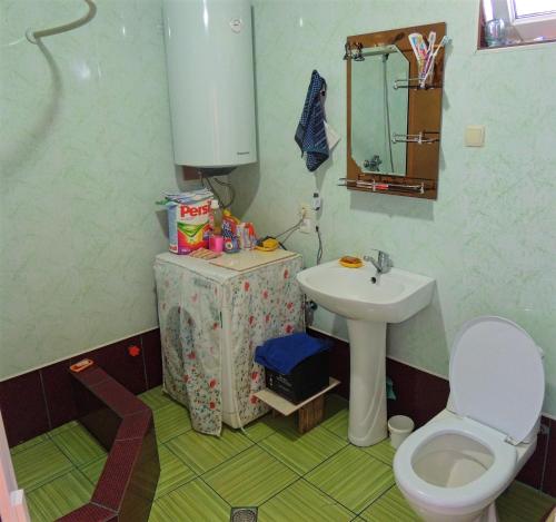 Koupelna v ubytování Guesthouse Marshan
