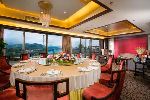 Zona de estar de Wyndham Grand Plaza Royale Hangzhou