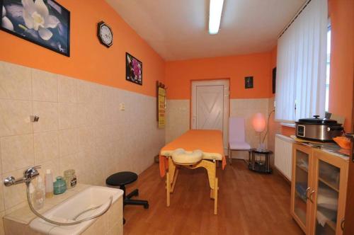 Kuchyň nebo kuchyňský kout v ubytování Privat Mapak