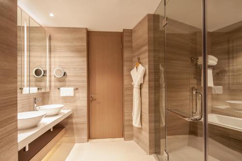 Kylpyhuone majoituspaikassa Ascott Raffles City Shenzhen