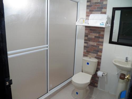 Ένα μπάνιο στο Apartamentos Sound Bay Beach