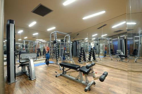 Fitness centrum a/nebo fitness zařízení v ubytování La Blanche Island Bodrum