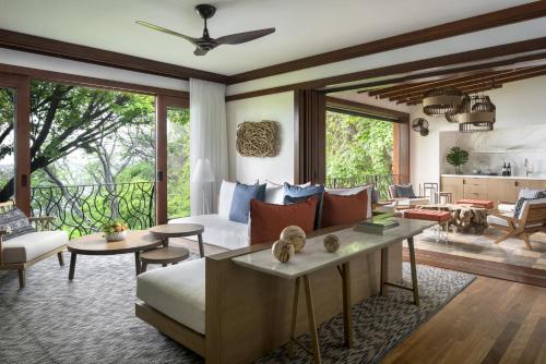 Posezení v ubytování Four Seasons Resort Peninsula Papagayo, Costa Rica