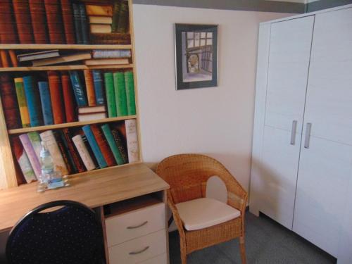 ホテルにある図書室
