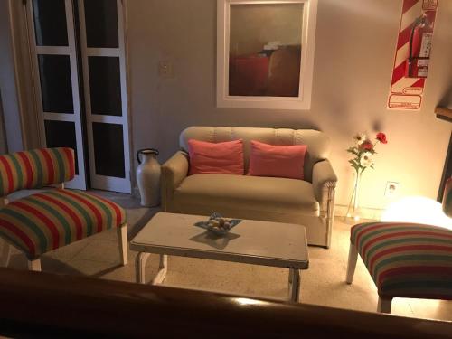 Χώρος καθιστικού στο Hotel Rio