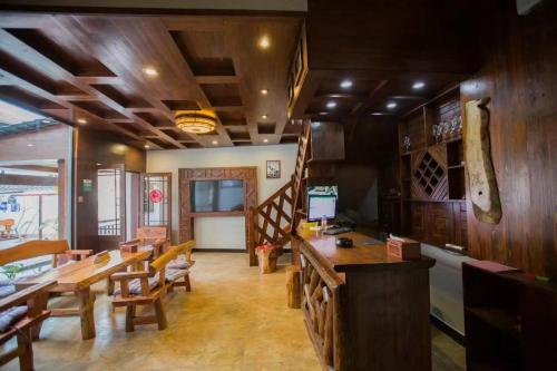 Kuchyň nebo kuchyňský kout v ubytování Tian Jia Xiao Yuan Boutique Homestay