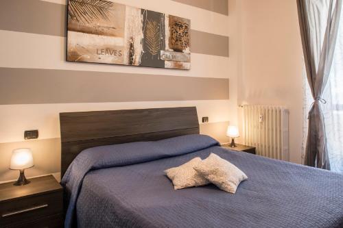 Katil atau katil-katil dalam bilik di Casa Borgone