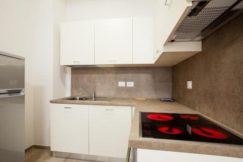 Η κουζίνα ή μικρή κουζίνα στο Astoria Suite Apartments