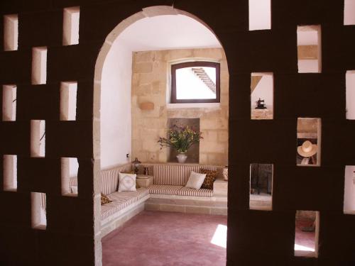 Posezení v ubytování Masseria Dei 12 Granai