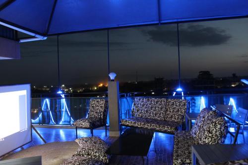Χώρος καθιστικού στο East Point Hotel Moshi