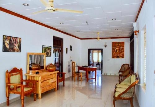 Posezení v ubytování Allens home stay