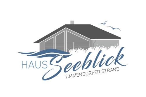 a house on the water with the text has se seeded at Haus Seeblick in Timmendorfer Strand
