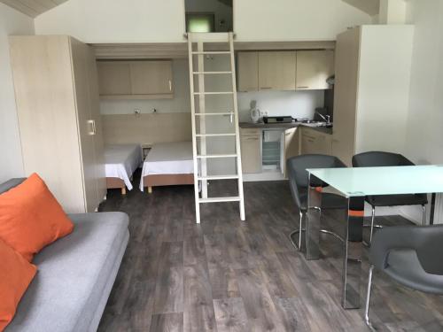 Dapur atau dapur kecil di Hotel Landgut Jungfleisch