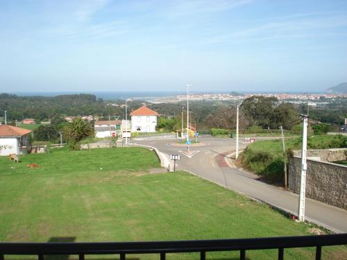 a view of a street with a road at Posada la Desmera in Isla
