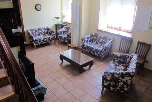 Χώρος καθιστικού στο Agroturismo Abaienea