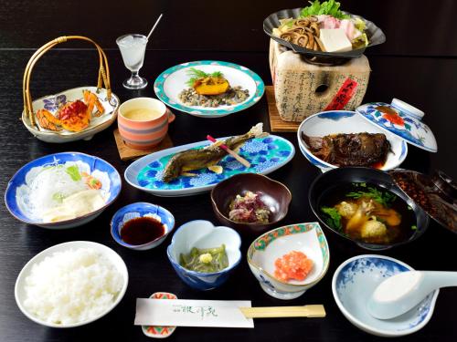 Φαγητό σε αυτό το ryokan ή κάπου εκεί κοντά