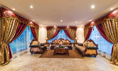 Χώρος καθιστικού στο Boudl Al Nakheel