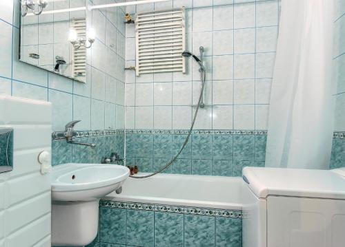 Kúpeľňa v ubytovaní Mieszkanie Flamenco - ACCO RENT