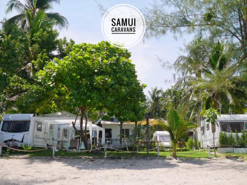 Kebun di luar Samui Caravans