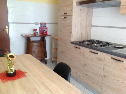 Kuchyň nebo kuchyňský kout v ubytování Casa Riolo