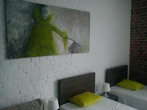 เตียงในห้องที่ MoHo S